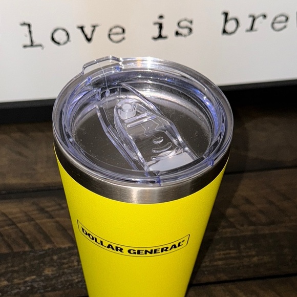 DOLLAR GENERAL STORE DG DOLGENCORP INC Yellow Tumbler Cup Lid GRAY LUNCH BOX - Picture 7 of 12